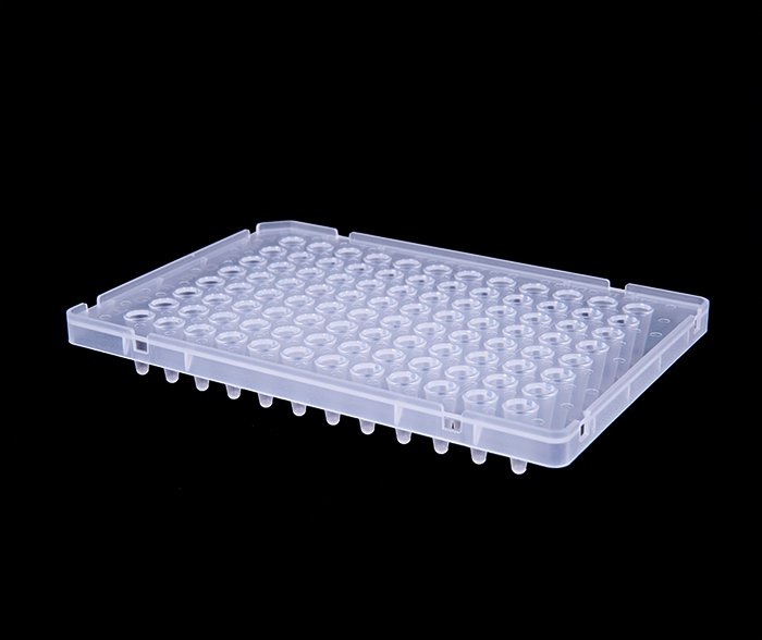 0.1ml 96孔 PCR板（透明，半裙边，ABI）