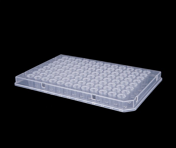 0.1ml 96孔 PCR板（透明，半裙边）
