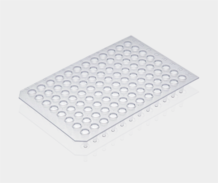 0.1ml 96孔 PCR板（透明，无裙边）